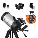 Celestron 22462 StarSense Explorer DX 5” Smartphone App-Enabled Schmidt-Cassegrain Telescope Works with StarSense App to Help You Find Stars, Planets & More – iOS/Android Compatible