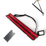 Smith & Basil Cello Bow Case - Fits One 4/4 Violin, Cello or Viola Bow - Hard Outer Shell with Premium Internal Velvet Padding - Shoulder Strap and Name Tag Included