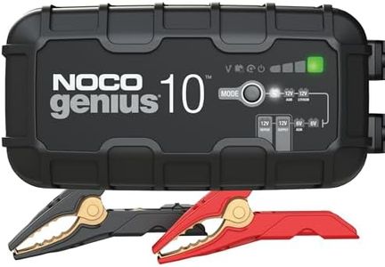 NOCO Genius10EU, 10A Car Battery Charger, 6V and 12V Battery Charger, Trickle Charger, Battery Maintenance Device and Desulfator for AGM, Gel, Start and Stop, EFB and Lithium Ion Batteries