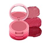 RENEE Glam Stack 3-In-1 Lip & Cheek Tint - Pink 4.5g - 3 Shades in 1, Rich Creamy Natural Seamless Finish, Smooth & Blendable Formula - Travel Friendly, Quick & Easy to Use