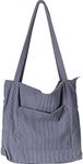 WantGor Women Corduroy Tote Bag, La