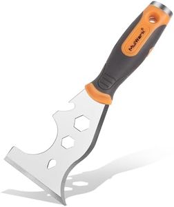 MulWark 16-in-1 Painter's Tool,3” Putty knife Drywall Paint Scraper,Multi-Painter's Stainless Steel Tool,Spealloy Paint Scraper, Taping knife,Hammer Head Soft Grip Handle,Nut Wrench Screw Bits inside
