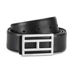 Tommy Hilfiger Men's Leather Belt (TH/SHOSHONEREV0103MCR_Black/Brown_M-90)