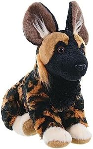 Wild Republic Wild Africa Dog Plush, Stuffed Animal, Plush Toy, Gifts for Kids, Cuddlekins Mini, 8 Inches