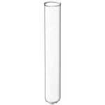 Clear & Sure Borosilicate Glass Test Tube Ria Vial 12 X 75 mm, Polystyrene Round Bottom PS Test (Pack of 100)