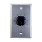 Stainless Volume Control Wall Plate 100W 25/70.7V