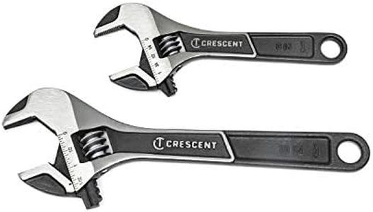 Crescent ATWJ2610VS Wide Jaw Adjustable Wrench Set, 2 Pieces