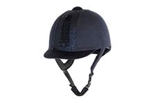 Rhinegold Glitter Pro Riding Hat-6.3/8-Navy