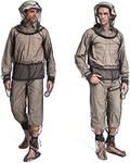 4 Pieces Mosquito Net Suit – Jacket Hood & Pants & Mitts & Socks Sets, Light-Weight & Breathable Mesh Clothing (Small/Medium(1 Pack))