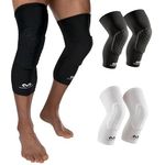 Knee Compression Sleeves: McDavid Hex Knee Pads Compression Leg Sleeve for Basketball, Volleyball, Weightlifting, and More - Pair of Sleeves, BLACK, Adult: XX-LARGE