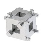 CALANDIS Disc Rear Brake Piston Caliper Wind Back Cube Tool for Most Chrysler Ford GM Vehicles