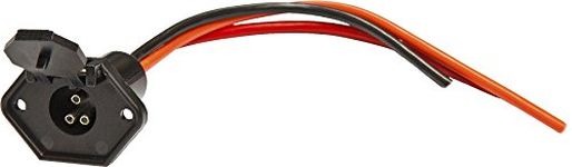 SeaSense Male Boat Side Trolling Motor Connector with 8 Gauge/3 Prong/3-Wire, 24 V