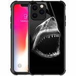 iPhone 11 Case,Ocean Shark Mouth iPhone 11 Cases for Girls Boys,Customesize Pattern Design Shockproof Anti-Scratch Hard PC Back Case for Apple iPhone 11