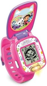 VTech Gabby's Dollhouse Time to Get Tiny Watch, Official Gabby's Dollhouse Watch with Stopwatch, Timer and Alarm Clock, Interactive Toy, Gift for Kids 3, 4, 5Plus Years, English Version