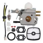 MOTOALL for Echo SRM-2110 Carburetor with Tune Up Air Filter Kit for Echo PP-800 PPF-2100 GT-2000 PE-2000 PPT-2100 Trimmer Carb