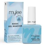 Magic Gel Remover by Mylee - Gel and Acrylic Nail Polish Remover – Easily & Quickly Removes Soak-Off Gel Polish in 6 only minutes - 15ml