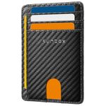 RUNBOX Slim Card Wallet for Mens RFID Blocking Credit Card Holder Case for Men and Women Gift Box