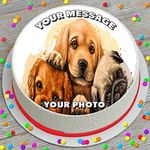 Your OWN Photo Personalised 7.5 INCH Pre-Cut Edible Icing Cake Topper Decoration