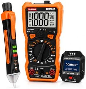 OIUEBXE ETK3 Electrical TES Kit, Digital Multimeter, Non Contact Voltage Tester and Outlet Tester for Home Electrical DIY & HVAC Repair