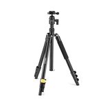 NATIONAL GEOGRAPHIC Travel Photo Tripod Kit with Monopod, Aluminium, 4-Section Legs, Lever Locks, Load up 6kg, Carrying Bag, Ball Head, Quick Release, NGTR001L