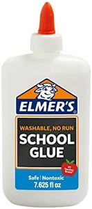 Elmer's Liquid PVA Glue, White, Washable & Nontoxic, 225 ml, Great for Making Slime