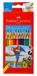 Faber-Castell Triangular Colour Pencils - Pack of 1 (Assorted)