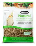 ZuPreem Bird Food Natural with Added Vitamins, Minerals, Amino Acid for Medium Birds 1.1-Kg for All Life Stages