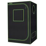 Green Hut 24"X36"X60"Grow Tent for Plants Mylar Hydroponic Grow Tents Indoor Grow Room for Plant Fruit Flower Veg with Removable Waterproof Floor Tray