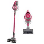 Beldray BEL01515MOB Airgility Cordless Vacuum Cleaner – Portable Handheld Vacuum with Crevice Tool, Rechargeable Stick Vac with Up to 40 Minutes Runtime, Pet Plus+ for Pet Hair, 1.2L Dust Tank, Pink