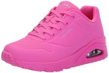 Skechers Women's Uno-Stand on Air Sneaker, Hot Pink, 8