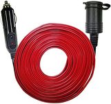 Cigarette Lighter Extension Cord - Car Cigarette Lighter Adapter Male to Female Socket Extension Cable (25FT)