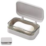 Premium Plastic Soap Box with Lid & Removable Tray - Travel Soap Holder for Bathroom, Kitchen, Outdoor - Assorted Colors, Ideal Soap Dish for Travel