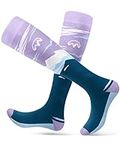 OutdoorMaster Ski Socks, 2-Pair Pac