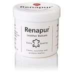 Renapur Leather Balsam, Natural Balm, Conditioner and Restorer (6.7 fl oz + Applicator Sponge) — Protector for Leather Sofas, Furniture, Shoes, Bags, Car Seats, Saddlery & Tack (Original)