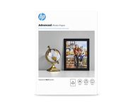 HP Q5456A, A4/210 x 297 mm, Advanced Glossy Photo Paper, 250 gsm, 25 Sheets, White