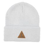 LUPA Unisex Acrylic Retro Tuque - Winter Hats for Men - Women Beanies for Winter - Toque for Men & Women - Knitted Hats (Light Grey)