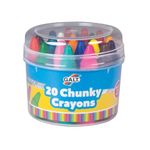 Galt Toys, Chunky Crayons - 20 Pieces, Easy to Hold Crayons for Kids, Ages 3 Years Plus