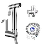 Cadrim Handheld Bidet Sprayer - Bidet Toilet Sprayer Set, Muslim Shower for Self Cleaning, Baby Cloth Diaper Sprayer, Bathroom Jet Spray for Personal Hygiene, Shattaf, Pet Shower