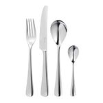 Robert Welch Malvern Bright: 24 Piece Cutlery Set for 6 Place Settings | Premium 18/10 Stainless Steel Mirror Finish. Dishwasher Safe. Gift Boxed.