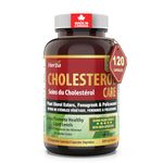 Herba Cholesterol Care – 120 Capsules | Cholesterol Lowering Supplement with Plant Sterols, Fenugreek, and Policosanol 20mg | Cholesterol Supplement to Lower and Promote Healthy Blood Lipid Levels | Made in Canada