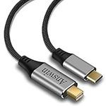 USB C to Mini DisplayPort, Answin 6Ft 4K@60Hz Thunderbolt 3 to Mini DisplayPort Cable Compatible for iPhone 15 Series, M1/M2 MacBook Pro 2023-2016, Surface Book 2, Galaxy S24/S23, Steam Deack