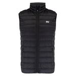 Mac in a Sac Men's Lightweight Water Repellent Packable Down Puffer Vest Jacket, Jet Black, L