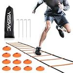 YISSVIC Agility Ladder and Cones 20