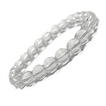 KITREE HEALING AND SEMI-PRECIOUS STONE CRYSTAL. BRACELET 8 MM ROUND FOR FENSHUI (Clear Quartz)