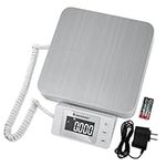 UNIWEIGH Shipping Scale for Packages,Digital Shipping Postage Scale 88lb/0.1oz with Tare and LCD Dispaly,Postal Scale for Packages Small Business,Mail Scale Includes AC Adapter and 2X AAA Batteries