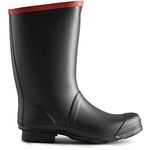 Hunter Unisex Argyll Short Knee Rubber Black Boots 11 W / 10 M US