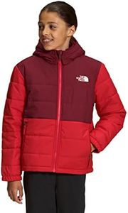 THE NORTH FACE Reversible Mount Chimbo Full Zip Hooded Kids Jacket TNF Red Sz M