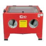 SIP Sandblast Cabinet with Air Sandblaster Gun - Portable Abrasive Blasting Cabinet, 125 PSI