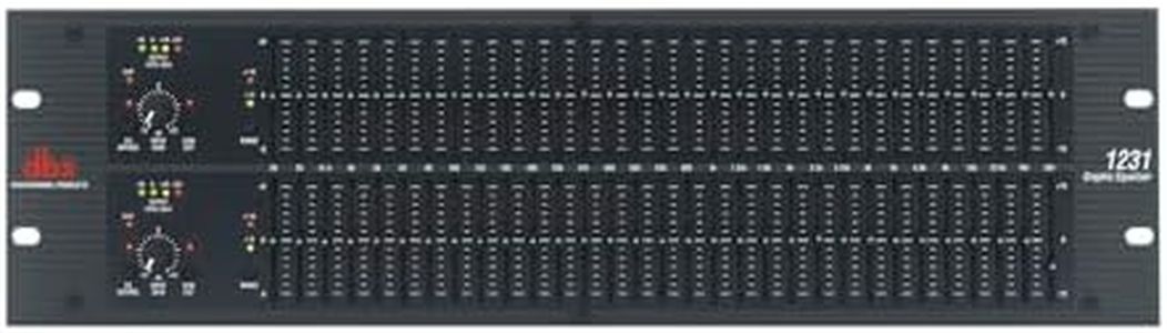 dbx 1231 Dual-Channel, 31-Band Graphic Equalizer, Black