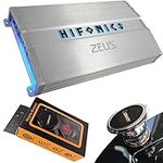 Hifonics ZG-1200.4 Zeus Gamma 1200 Watts 4-Channel Full Range Bridgeable Audio Amplifier Class A/B Amp for Car & Vehicles with Gravity Magnet Phone Holder Bundle